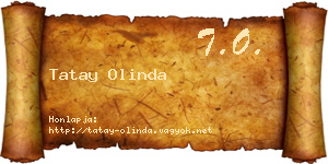 Tatay Olinda névjegykártya
